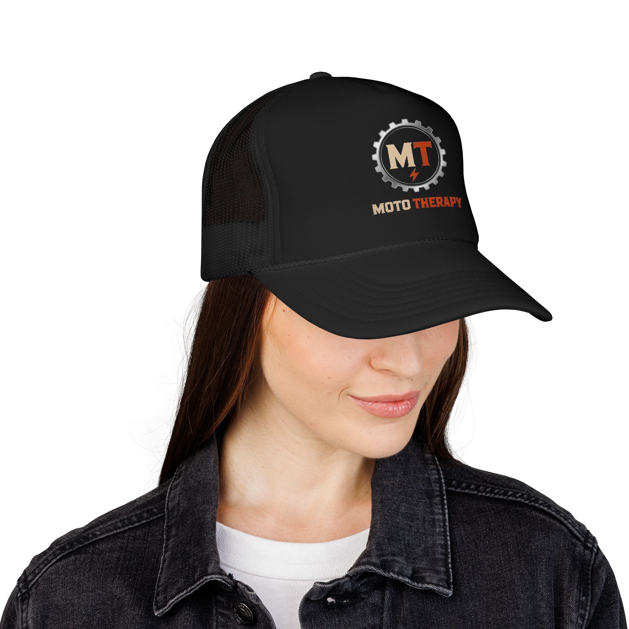 Moto Therapy Gear Head Trucker Hat